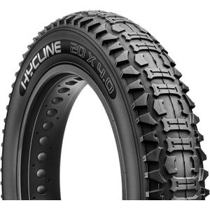 Hycline Ebike Replacement Fat Tire: 20x4.0 Inch Heavy Duty Folding Electric Fat Tires, All-Terrain High-Density Bicycle Tires for Street or Trail Riding