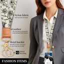 Long Neck Lanyard, Key Lanyard, ID Badge Holder, Car Key Lanyard, Wallet Lanyard, Halloween Bats