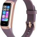 Fitness Tracker with 24/ 7 Heart Rate Blood Oxygen Sleep Monitor, Activity Tracker with 1.1" AMOLED Touch Color Screen, Multiple Sport Modes Step Counter, IP68 Waterproof for Women Men (Bordeaux)