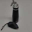 EurKitchen Professional Aluminum Whipped Cream Dispenser - Leak-Free Whip Cream Maker Canister with 3 Decorating Nozzles & Cleaning Brush - 1-Pint / 500 mL Cream Whipper - N2O Chargers (Not Included)