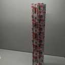LaRibbons Pink Floral Wrapping Paper Jumbo Roll, 30 Inch X 33 Feet (82.5 sq. ft) Spring Gift Wrap Stone Paper for Wedding, Mother’s Day, Bridal Shower & Birthday (5 pcs)