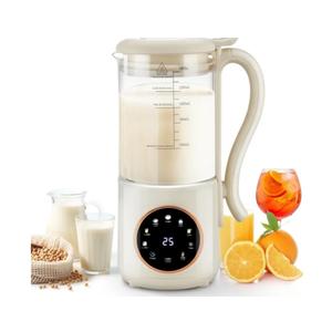 48 oz Nut Milk Maker Machine with 16 Blades, 8 in 1 Automatic Homemade Almond, Oat, Soy, Plant-Based Milk and Dairy Free Beverages, Almond Maker, Self-cleaning, Keep Warm/24-Hour Delay
