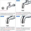 16 pcs Faucet Adapter Kit, CNYMANY Kitchen Aerator Adapter Set Male Female M22 Sink Faucet Adapter Connecting Garden Hose Water Filter Standard Hose via Diverter