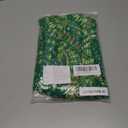 Women's V-Neck Wrap Around Cinched Waist Floral Print Jumpsuit, Suitable For Beach Vacation (Green, XS)