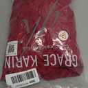 GRACE KARIN Women's Summer Sleeveless Tank Dress A Line Midi Dress Eyelet Crewneck Casual Holiday Dress with Pockets, L