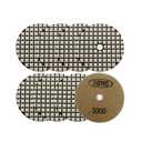 BGTEC 4 Inch Dry Diamond Polishing Pads Set,8 Pieces Pads Kit Grit 3000 for Granite Marble Stone Quartz Tiles Concrete Floor Edges Countertop Polishing