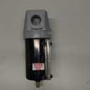 3/4" NPT Coalescing Oil Removing Filter for Industrial Applications, 10oz Metal Bowl, F5 (225 PSI, Manual Drain)