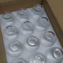 FAWLES Stemless Wine Glasses Set of 12, 15 Ounce Smooth Rim Standard Wine Glass Tumbler for Red, White Wine, Dishwasher Safe