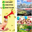 2 x ArtCreativity Mini Air Horn Pump Noise Makers, 10-Inch Airhorn Noisemakers for Sporting Events, Set of 3 Blow Horns for Safety, Celebrations, Birthday Party Favors and Goodie Bag Stuffers for Kids