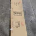 Roundhill Furniture Black Japanese 4-Panel Screen Room Divider, Plum Blossom