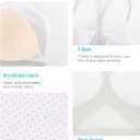 RUNNING GIRL Y-Back Sports Bras for Women, Medium Impact Wirefree Padded Bra Workout Crop Top Longline Sports Bra Push up (XXXL)