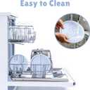 2 in 1 Slow Feeder Dog Bowls with Suction Cups,Silicone Lick Mat for Dogs,DIY Wet or Dry Food,Dishwasher Safe,Blue,UU Bowl,Textured Lick Pad