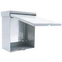 Steel Outdoor Electrical Junction Box, 12 X 10 X 6'' Outdoor Electrical Box Waterproof with Mounting Plate, Wall Mounted Lockable Electrical Junction Box for Indoor/Outdoor