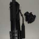 Camera Tripod, 75 Heavy Duty Tripod for Camera with Phone Holder and Travel Bag, Compatible with Video Camera, DSLR, Spotting Scopes, Camcorder, GoPro, Cell Phone, Max Load 16LB (Black)