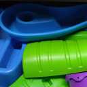 Step2 Rain Showers Splash Pond Water Table, Kids Water and Sand Activity Sensory Playset, Summer Outdoor Toys, 13 Piece Water Toy Accessories, For Toddlers 1.5+ Years Old, Blue & Green, 39 X 24 X 32