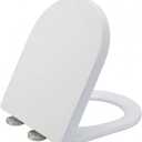 MinSha D/U Shape Toilet Seat Replacement quick release Toilets Soft Close