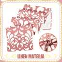 6 Pcs Cielito Lindo Party Decorations Talavera Table Runner 71 x 13'' Cielito Lindo Baby Shower Party Decoration Mexico Home Decor Traditional Cinco De Mayo Decorations (Pink)