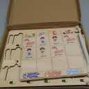 ABCxGOOD Wooden Visual Schedule for Kids Chore Chart, Morning Bedtime Daily Routine Chart for Toddlers, Autism Learning Materials for Homeschool Classroom,76 Wooden Cards.