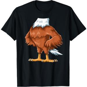 Easy Eagle Costume Eagle Body Headless Eagle Costume T-Shirt, M