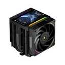 Thermalright Peerless Assassin 120 Vision MAX ARGB Black CPU Air Cooler, Twin Tower Radiator 2150RPM,480x854 Resolving Power IPS Screen with 5,Computer Cooler for Intel lga1851/1700/115x,AM4/AM5