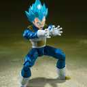 TAMASHII NATIONS - Dragon Ball Super - SSGSS Vegeta -Unwavering Saiyan Pride- S.H.Figuarts Action Figure | Dragonball Super 6 Inch Action Figure S.H. Figuarts - Super Saiyan Blue Vegeta Unwavering Pride