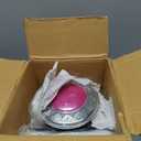 M MEILINXU Urn for Ashes for Woman & Male, Cremation Urns for Human Ashes Adult Female & Man, Burial Urns, Decorative Urns for Funeral, Silver Angel Wings and Heart-Shaped, Pink Urn for Woman -Large