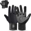 Bear Grips Weight Lifting Gloves for Men & Women | Half Finger Lifting Gloves | Full Finger Workout Gloves for Men | No Finger Exercise Gloves l Compression Weightlifting Gloves | Gym Gloves for Men S