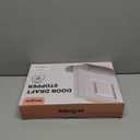 Superior Velvet Under Door Draft Stopper, 30'' to 36'' Adjustable Door Gap Filler, Double-Sided Windproof Seal, Easy-Install, Blocks Noise, Cold, Light, Dust & More