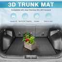 Mixsuper Custom Fit for Cargo Liner 2014-2022 Jeep Cherokee All Weather Trunk Liner Anti-Slip Durable Rear Cargo Floor Mat Black (Not for Jeep Grand Cherokee)