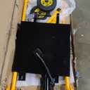 Foldable Hydraulic Material Lift Dolly, 450lbs Lift Table Cart, Pallet Stacker Winch Stacker, Forklift with 35" Lift Height, Pallet Truck Dolly, Pallet Jack, Steel Platform x 1