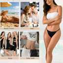 FINETOO 8 Pack Cotton Thongs for Women Sexy G-string Thong Ladies Panties Womens Underwear S-XXL