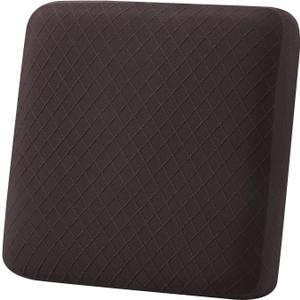 hyha Outdoor Couch Cushion Covers, Sectional Couch Sofa Covers Washable, Jacquard Diamond Lattice, Stretch Sofa Seat Cushion Cover for Indoor/Outdoor Patio Furniture (1 Piece for Small, Brown)