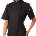 Chef Works Women's Springfield Chef Coat, Black, Small