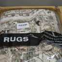 9x12 Area Rugs for Living Room, Non Slip Machine Washable Vintage Rugs, Low Pile Lightweight Large Rug for Bedroom, Dining Room, Home Office Olive