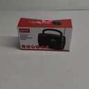 GPX R633B Portable Shortwave AM/FM Clock Radio (Black)