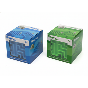 Trekbest Money Maze Puzzle Box - A Fun Unique Way to Give Gifts for Kids and Adults (Green, Blue) 2 Pcs