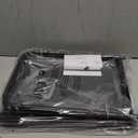 SUFAUY Shoe Rack for Closet, 33" Wide Metal Shoe Rack Organizer Heavy Duty, 2-Tier Mesh for Shoes, Black