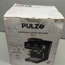 PULZO Espresso Machine with Grinder, 20 Bar All-in-One Coffee Maker