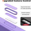 Compatible with iPhone 16 Case 6.1" [Compatible with Mag-Safe][Camera Control Button] Magnetic Matte Translucent Phone Case for iPhone 16,Purple