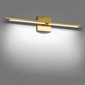 Vanity Light 32 Inch, Gold Bathroom Light Fixtures Over Mirror, Modern LED Bathroom Vanity Lamp, 6CCT Wall-Mounted, IP44 Waterproof for Over Sink, FCC Certified