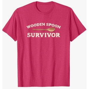 Wooden Spoon Survivor T-Shirt, Medium