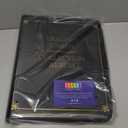 9 Pocket 3 Ring Leather TCG Binder for Baseball, Trading Game, and Sports Card, 50 Pages, Holds 900 Cards (10.8 x 13.5 x 2.8 In)