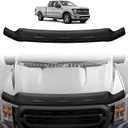 TripleAliners Hood Deflector Protector Compatible with 2021-2024 2025 Ford F150 F-150 Accessories Hood Protector TPE Bug Deflector Shield Replacement(Not Fit Tremor/Raptor, 2024+Platinum/King Ranch)