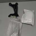 FOVPLUE Rear Passenger Footrests Foot Pegs w/Brackets for Kawasaki Ninja 650/Z650 2017-2025,Black