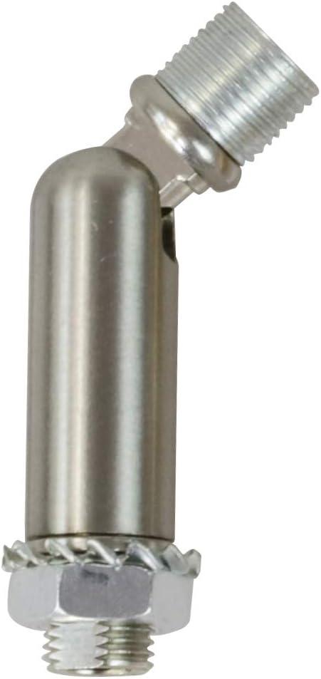 MELUCEE Brushed Nickel Sloped Ceiling Adapter for Chandeliers Pendant Lights 1 Pcs, Suitable for Vaulted or Angled Ceilings