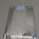 EooCoo Hard Case Compatible with MacBook Air 13.3 inch M1 Chip 2021-2018 with Retina Display, Air 13.3 inch Plastic Protective Case + Transparant Keyboard Cover + Screen Protector, Crystal Clear