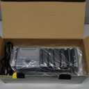 5-in-1 Electric Knife Sharpener for Kitchen Knives, with 100% Diamond Abrasives, 3 Adjustable Speeds, Quickly Sharpening for Straight/Serrated/Kitchen Knives, Scissors (Gray)