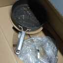 Cooks Standard Crepe Pan Hard Anodized Ceramic Nonstick Pancake Pan, 10.5-inch Griddle Dosa Tawa Tortilla Skillet Pan Induction Cookware, Black