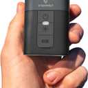 ETENWOLF AIR 3 Air Pump for Inflatables with 2600 mAh Battery & Camping Light, Ultra-Fast and Mini Electric Air Pump, Inflate Deflate for Air Mattress, Pool Floats, Vacuum Storage Bags (Black)