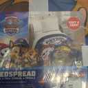 Paw Patrol Sheet Set Puppies Ready - Bundle of Paw Patrol Bedding Including: Flat Sheet, Fitted Sheet, and Pillowcase for Twin Bed Plus Stickers, More for Kids